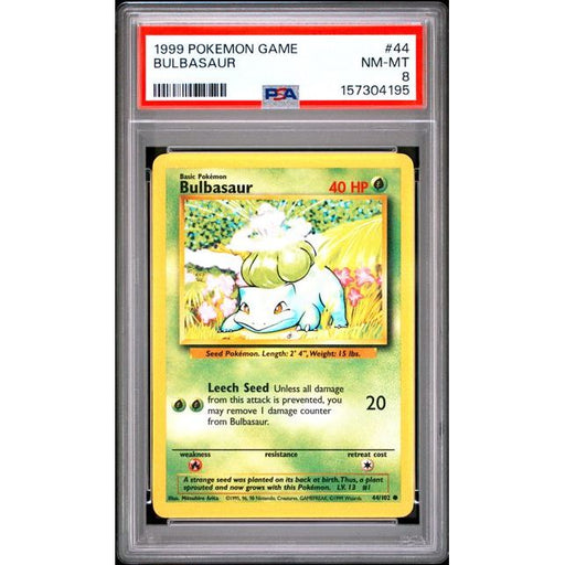 Pokémon TCG: Bulbasaur #44 PSA 8-157304195