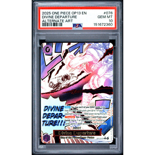 One Piece TCG: Divine Departure #076 PSA 10-151672360