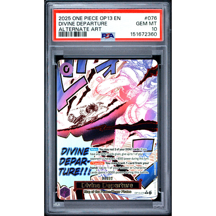 One Piece TCG: Divine Departure #076 PSA 10-151672360