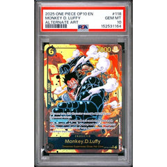 One Piece TCG: Monkey D. Luffy #118 PSA 10