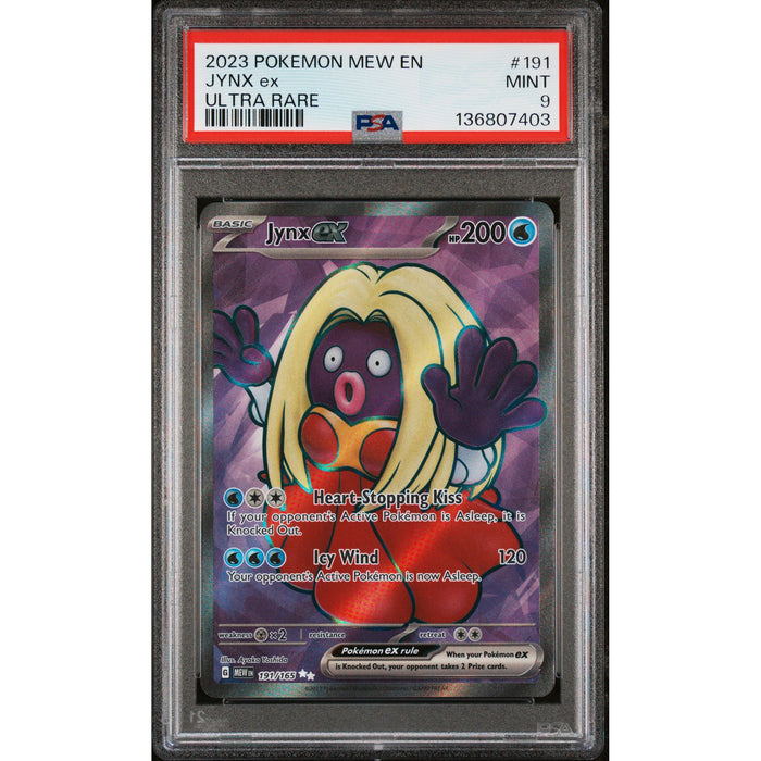 Pokémon TCG: Jynx Ex #191 PSA 9 - 151-136807403