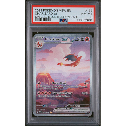 Pokémon TCG: Charizard Ex #199 PSA 8 - 151-118362681