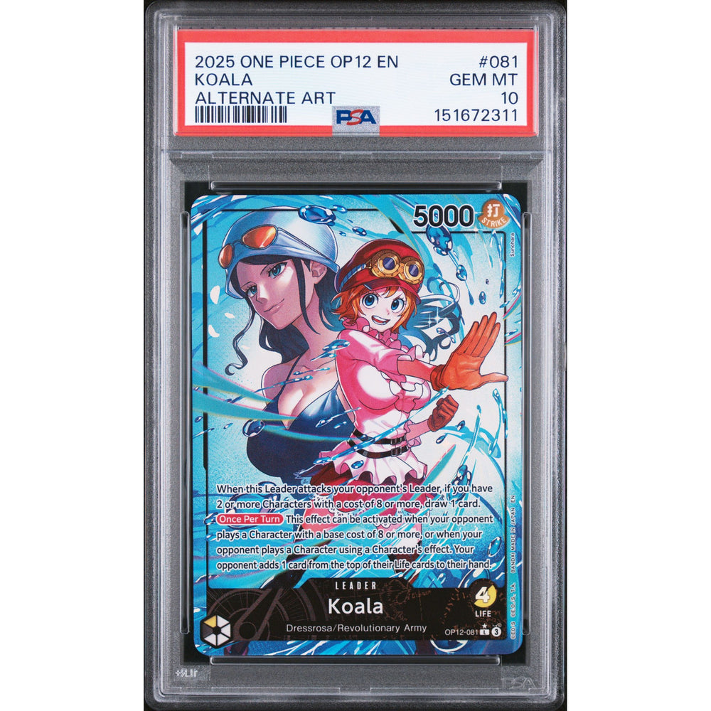One Piece TCG: Koala #081 PSA 10