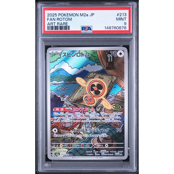 Pokémon TCG: Fan Rotom #213 PSA 9-148760878