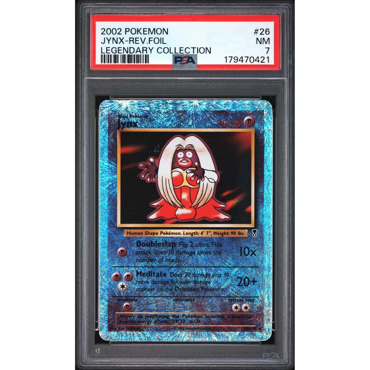Pokémon TCG: Jynx Reverse Holo #26 PSA 7-179470421