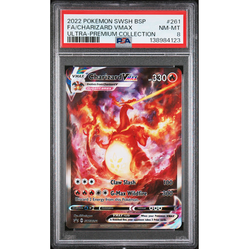Pokémon TCG: Charizard Vmax #261 PSA 8 - Black Star Promos