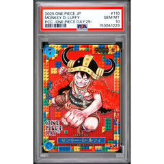 One Piece TCG: Monkey D. Luffy #110 PSA 10