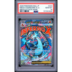 Pokémon TCG: Mega Charizard X Ex #223 PSA 10 - Japanese