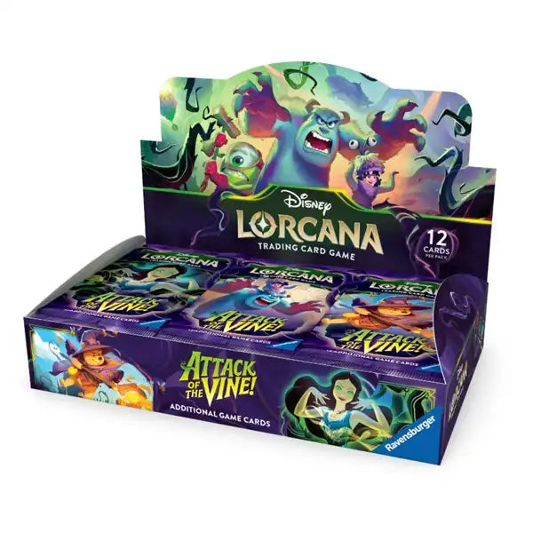 Disney Lorcana: Attack of the Vine boosterdisplay