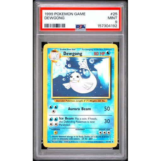 Pokémon TCG: Dewgong #25 PSA 9-157304192