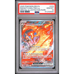 Pokémon TCG: Rocket's Moltres Ex #229 PSA 10