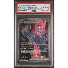 Pokémon TCG: Rocket's Mewtwo Ex #231 PSA 10 - Destined Rivals