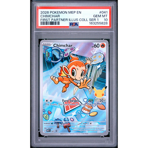 Pokémon TCG: Chimchar #041 PSA 10-163255828