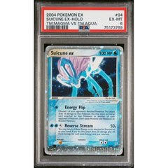 Pokémon TCG: Suicune Ex Holo #94 PSA 6 - Team Magma vs Team Aqua