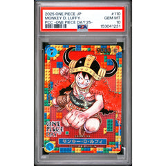 One Piece TCG: Monkey D. Luffy #110 PSA 10