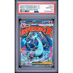 Pokémon TCG: Mega Charizard X Ex #223 PSA 10 - Japanese