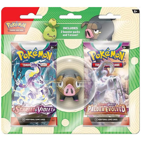 Pokémon TCG: Back to School 2023 Eraser Blister Pack - Lechonk/Smoliv