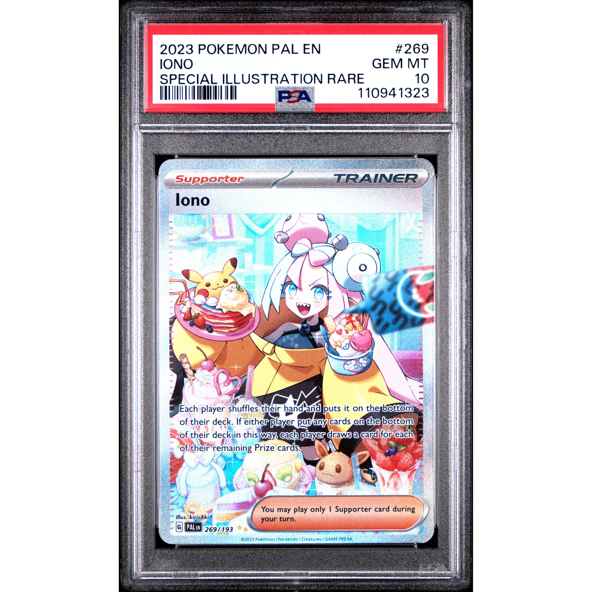 Pokémon TCG: Iono #269 PSA 10-110941323