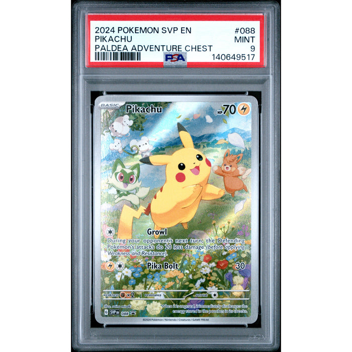 Pokémon TCG: Pikachu #088 PSA 9-140649517