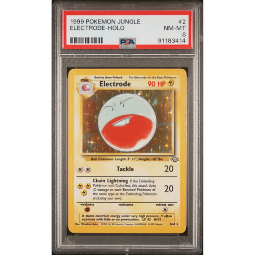 Pokémon TCG: Electrode #2 PSA 8 Holo - Jungle