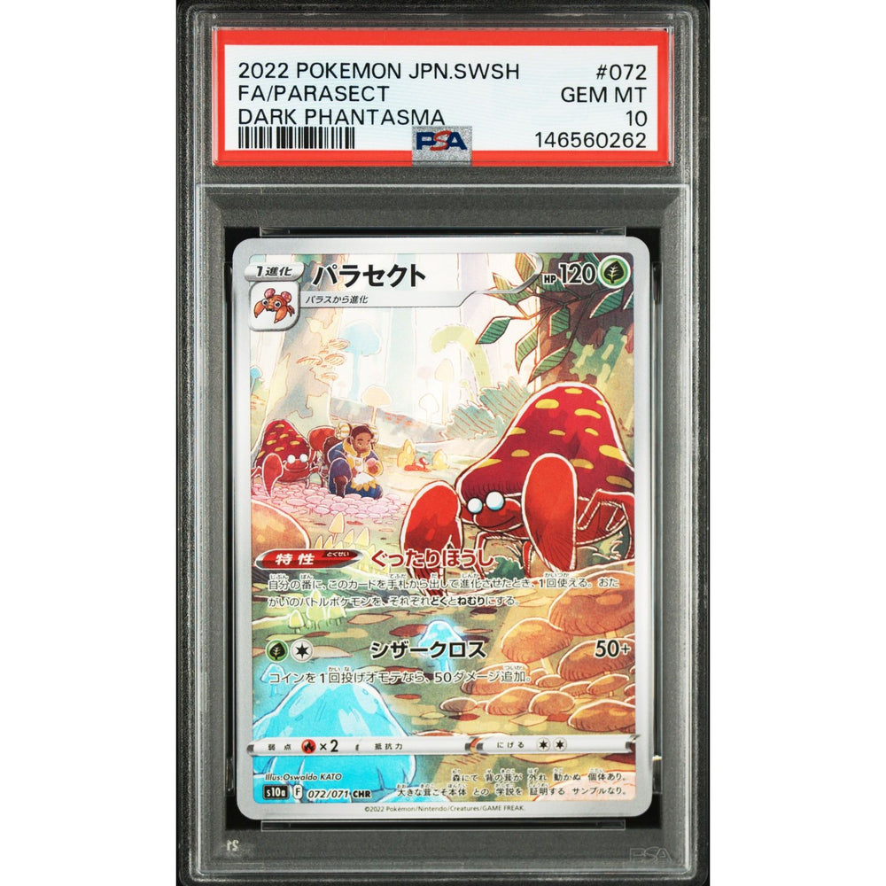 Pokémon TCG: Parasect #072 PSA 10 - Japanese
