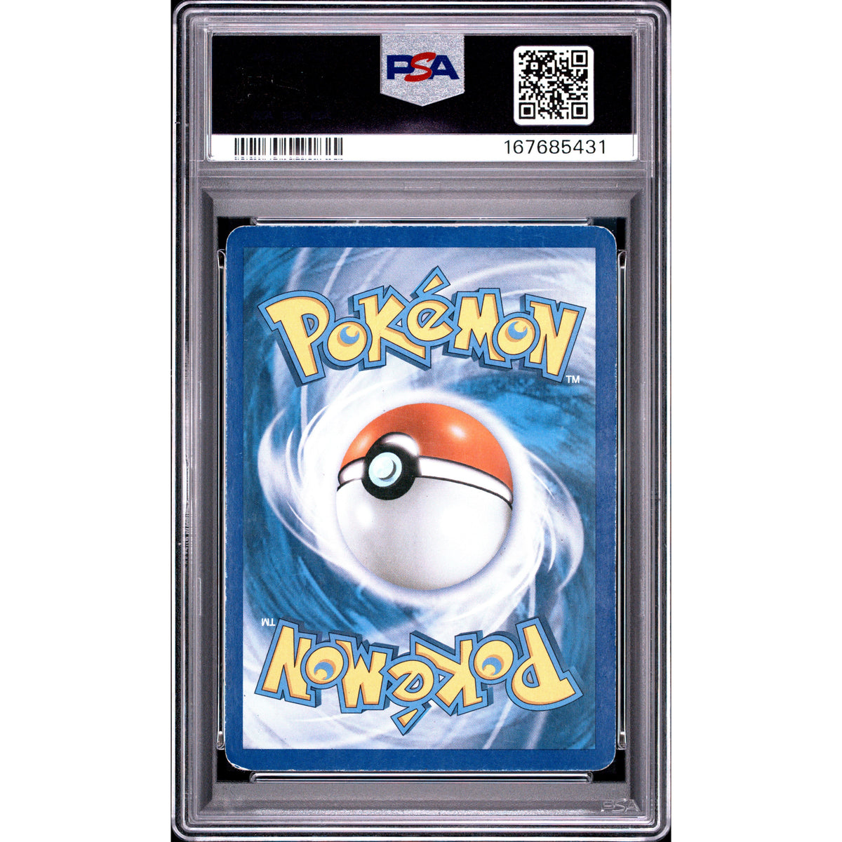 Pokémon TCG: Suicune-Holo {{setAbbreviation}} SL11 NM PSA 4 (Back)