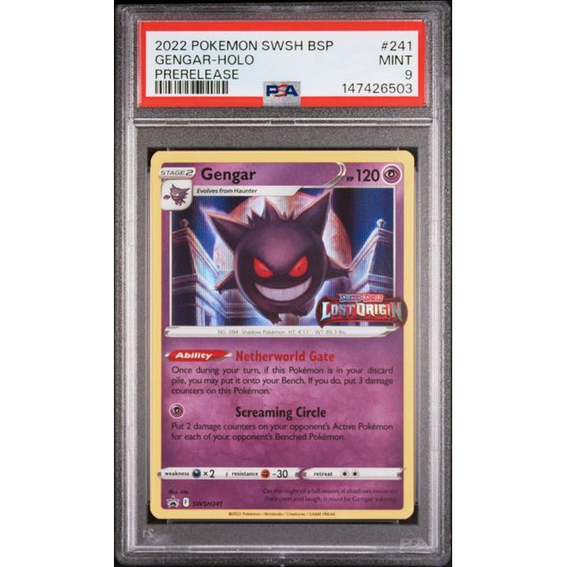 Pokémon TCG: Gengar Holo #241 PSA 9-147426503