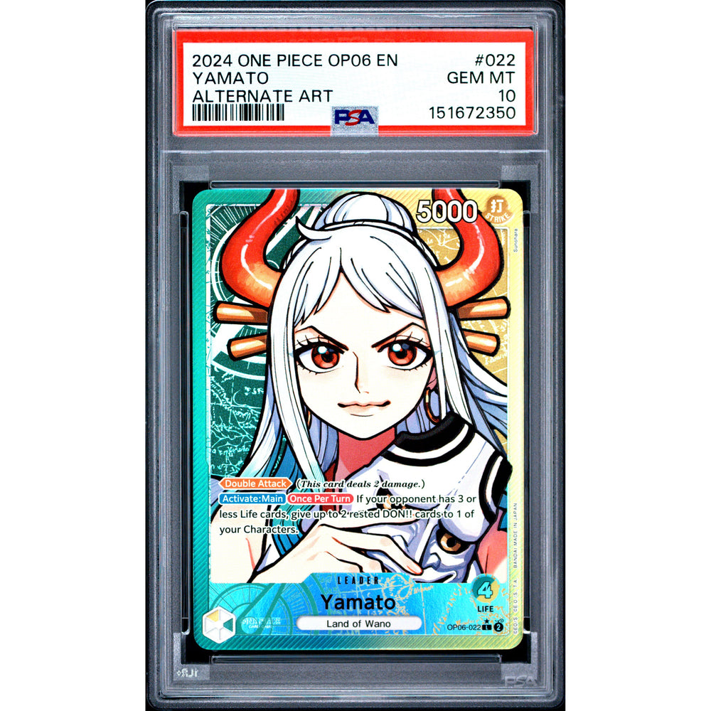 One Piece TCG: Yamato #022 PSA 10