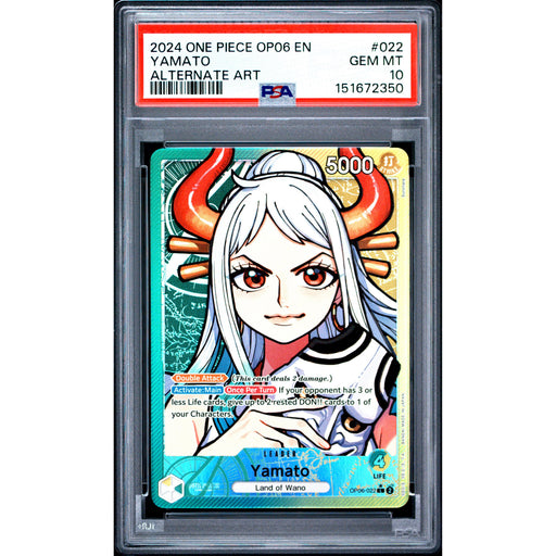 One Piece TCG: Yamato #022 PSA 10-151672350