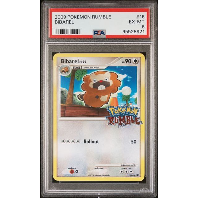 Pokémon TCG: Bibarel #16 PSA 6 - Pokémon Rumble