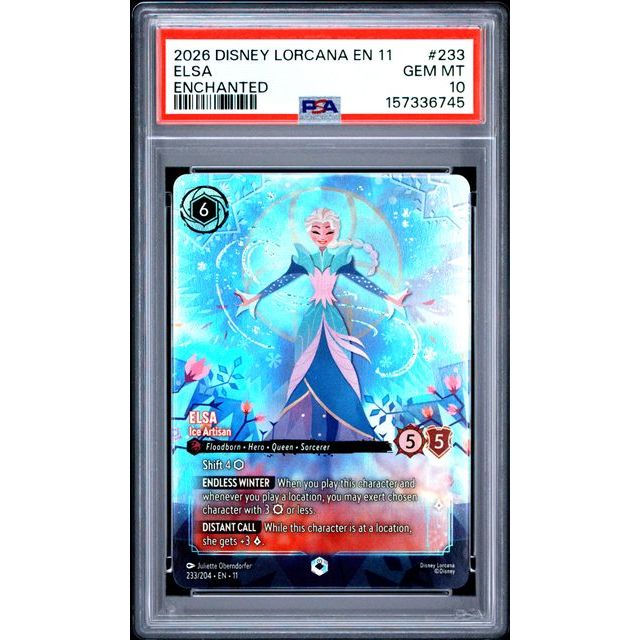 Lorcana: Elsa #233 PSA 10
