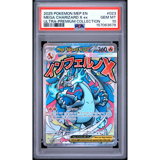 Pokémon TCG: Mega Charizard X Ex #023 PSA 10-157063678