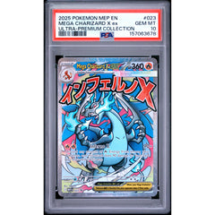 Pokémon TCG: Mega Charizard X Ex #023 PSA 10 - Mega Evolution Promo