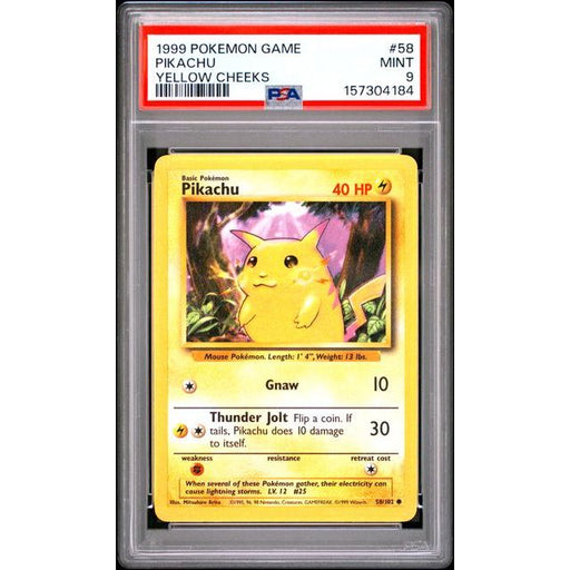 Pokémon TCG: Pikachu #58 PSA 9-157304184