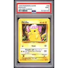 Pokémon TCG: Pikachu #58 PSA 9 - Base