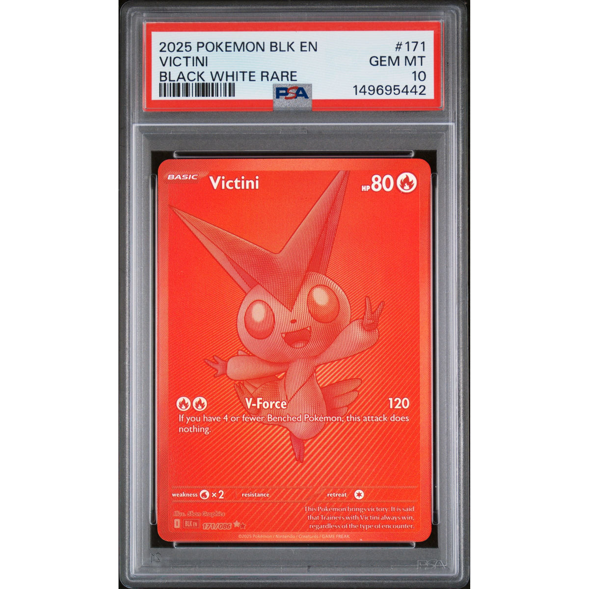 Pokémon TCG: Victini #171 PSA 10-149695442