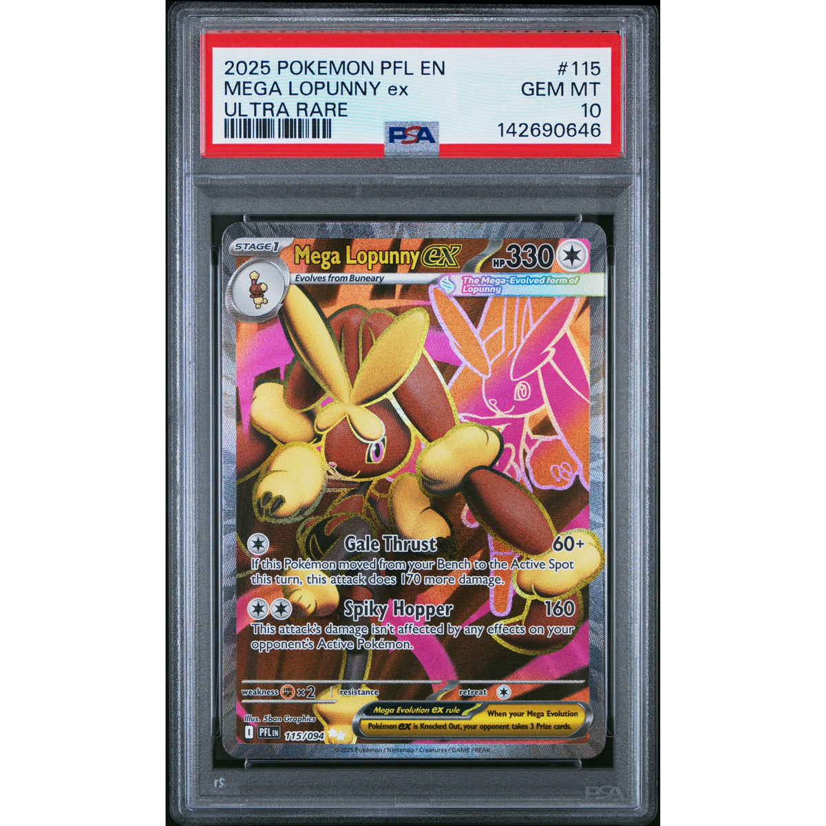 mega lopunny pokemon card Pokemon Inferno X (JP) Mega Lopunny ex 114/080 Special Art Rare Holofoil Card