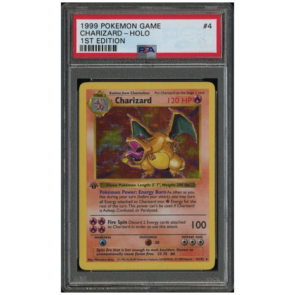 PSA: Charizard Base Set 1st Edition 4/102