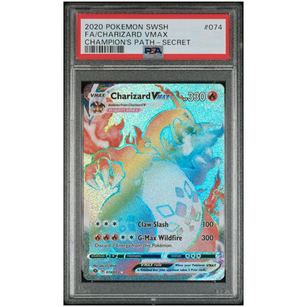 PSA: Charizard VMAX Rainbow 074/073