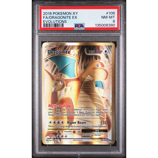Pokémon TCG: Dragonite Ex #106 PSA 8 - Evolutions-135008380