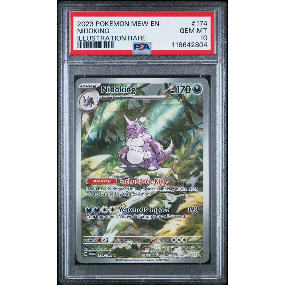 Pokémon TCG: Nidoking #174 PSA 10 - 151