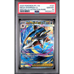 Pokémon TCG: Mega Sharpedo Ex #127 PSA 10 - Phantasmal Flames