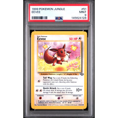 Pokémon TCG: Eevee #51 PSA 9 - Jungle