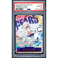 One Piece TCG: Monkey D. Luffy #119 PSA 10