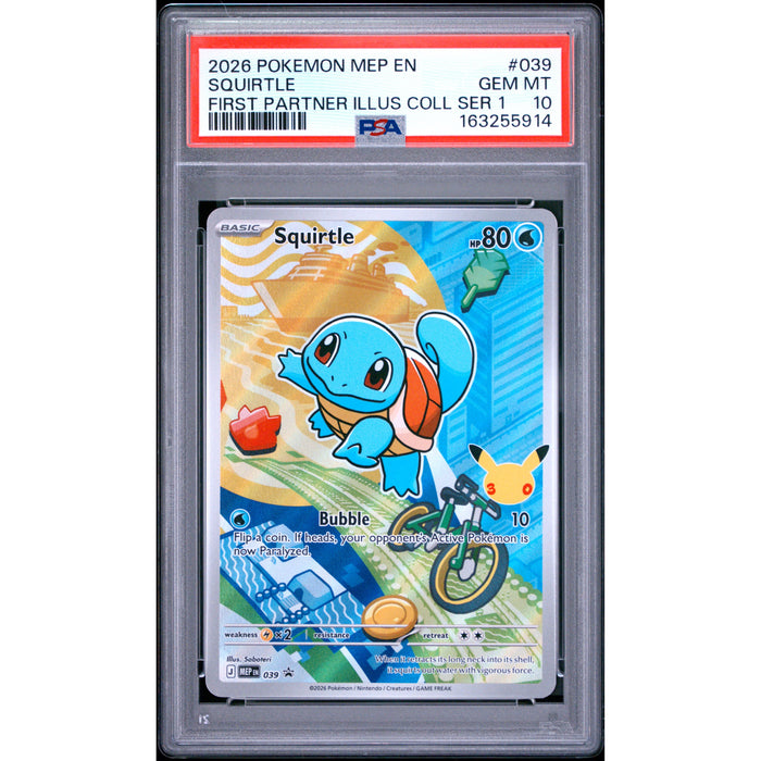 Pokémon TCG: Squirtle #039 PSA 10-163255914