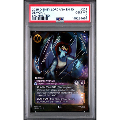 Disney Lorcana: Demona #227 PSA 10-145294657