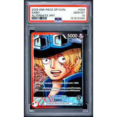 One Piece TCG: Sabo #004 PSA 10