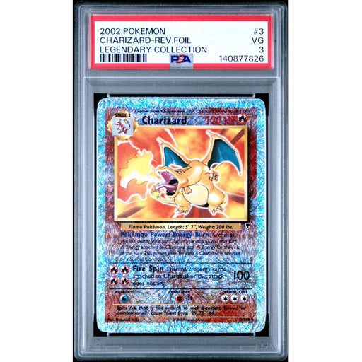 Pokémon TCG: Charizard Reverse Holo #3 PSA 3-140877826