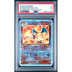 Pokémon TCG: Charizard Reverse Holo #3 PSA 3 - Legendary Collection
