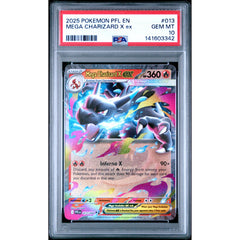 Pokémon TCG: Mega Charizard X Ex #013 PSA 10